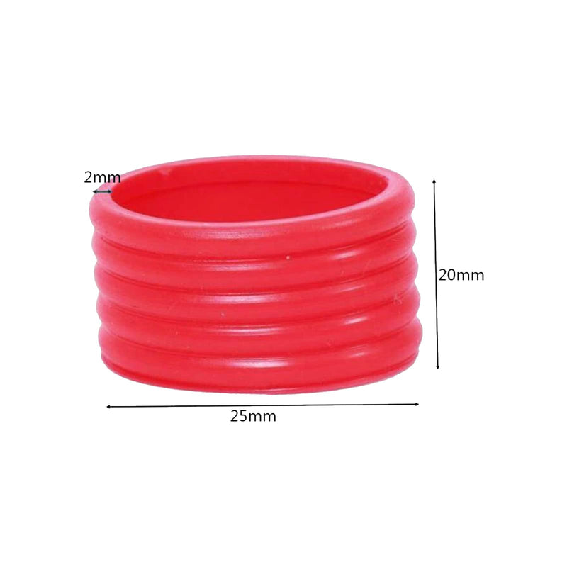 Keproving 6pcs Tennis Racket Handle Grip Ring Tennis Racket Band Rings Overgrip Protector Fix Ring for Tennis Racquet Handle - BeesActive Australia