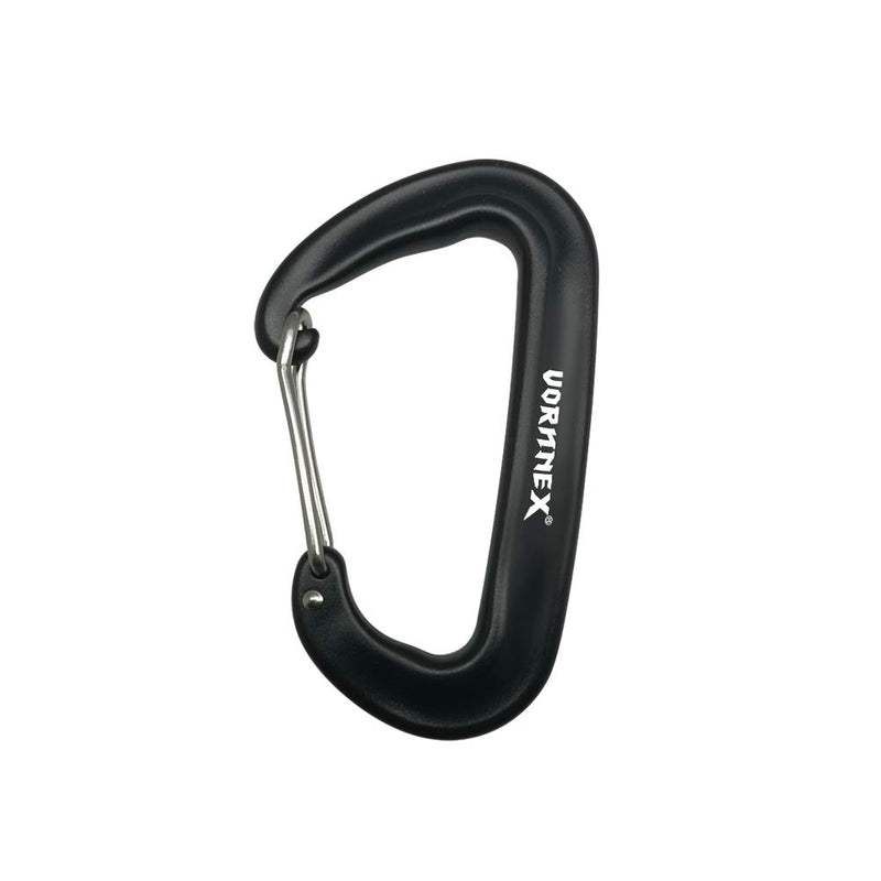 VORNNEX 12KN Aluminum Replacement Carabiner 4 Pack for Hammocks, Clipping On Camping Accessories, Keychains and More - Black - BeesActive Australia