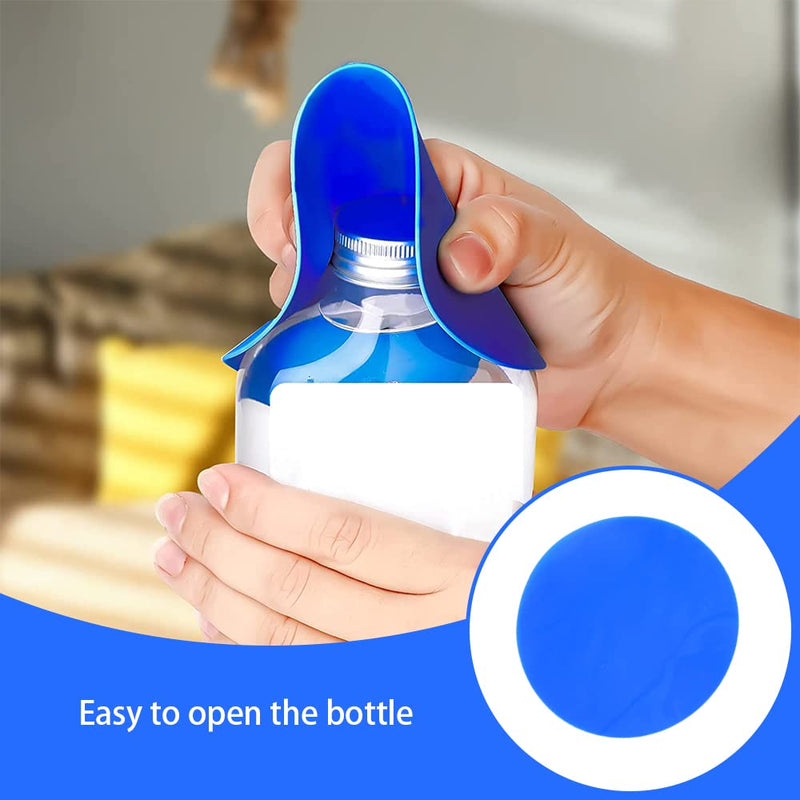 4 Pcs Jar Gripper Pads Silicone Bottle Lid Openers Non-Slip Jar Lid Grip Pads for Children and Seniors with Arthritis Weak Hands - BeesActive Australia