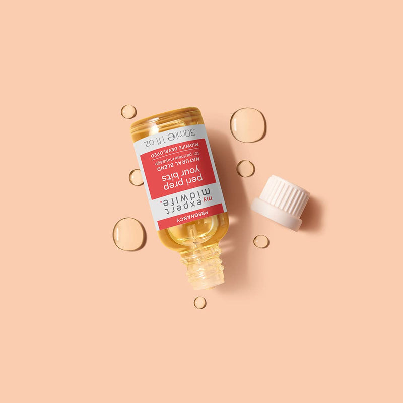 My Expert Midwife Peri Prep Your Bits, Perineal Massage Oil, Pregnancy/Labour Massage Oil for Perineal Massage Helping to Prevent Tears and Episiotomy - Postnatal Recovery - 30ml 30 ml (Pack of 1) - BeesActive Australia