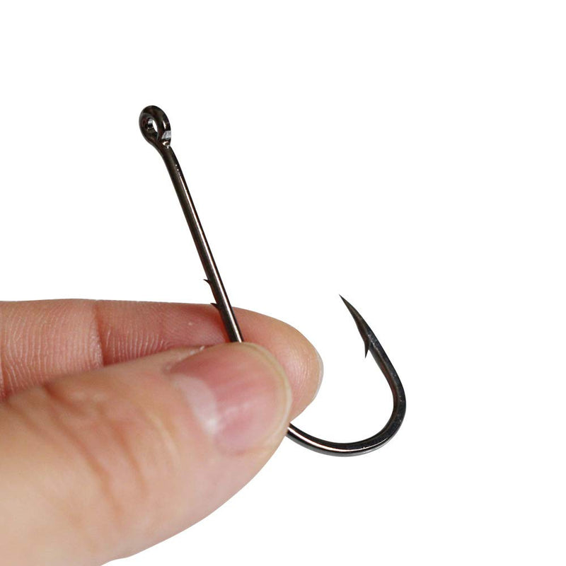 50-100pcs/ Pack Bait Holder Hooks 2 Barbs Fishing Hooks 1/0-100pcs - BeesActive Australia