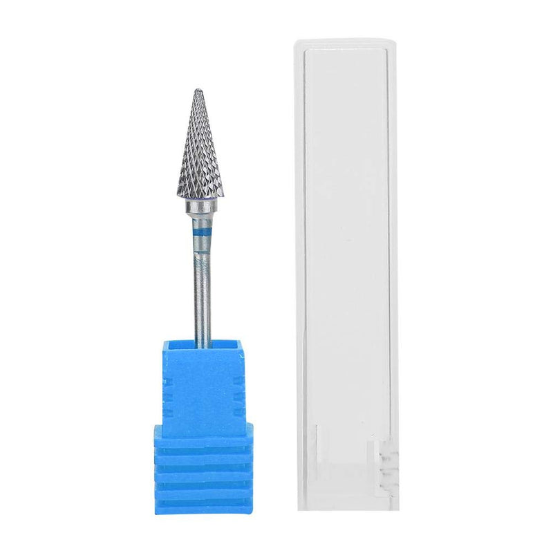 Nail Drill Bits,Tungsten Steel Nail Art Manicure Drill Bits Electric Pedicure Manicure Grinding Head Nail Polishing Accessory Portable Electric Nail Drill (Blue) - BeesActive Australia