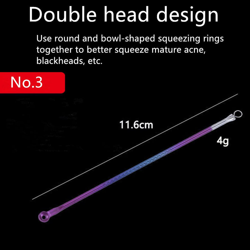 Color Blackhead Tool Kit, Stainless Steel Acne Needles Double Side Spot Squeezer Tool, Pimple Popper Tool Kit, Whitehead Removal - BeesActive Australia