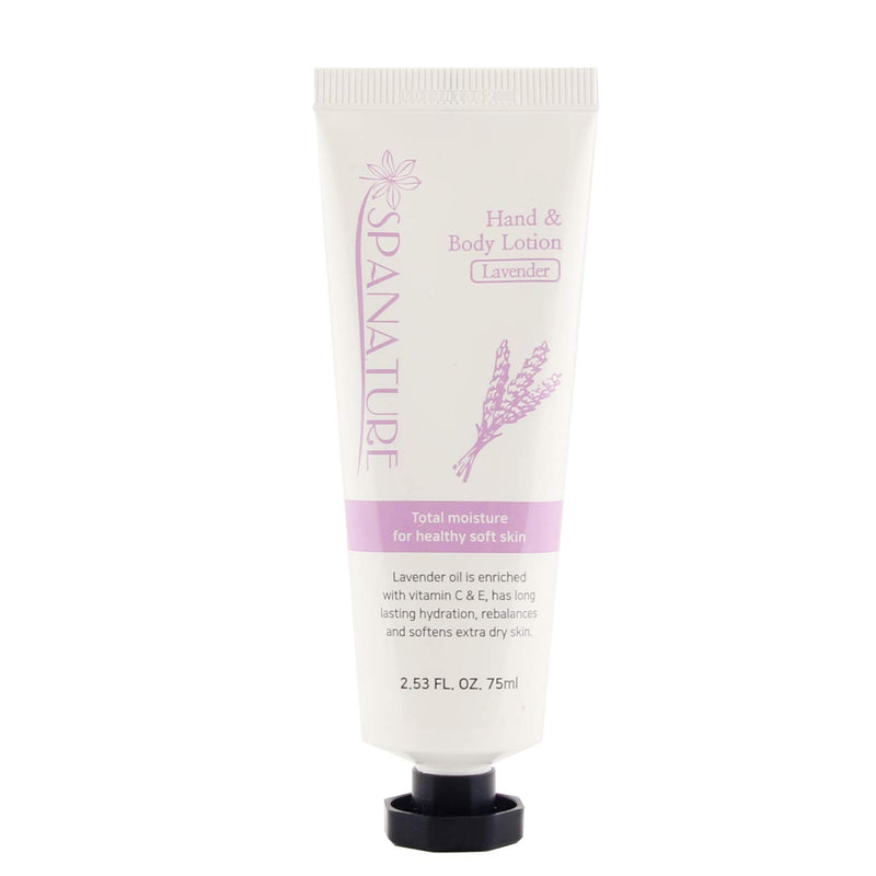 Spanature Lavender Hand & Body Lotion Travel Size Selection Made In Korea 75 ml/2.53oz (4pcs) - BeesActive Australia