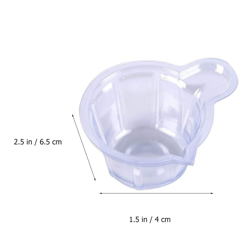 Healifty 100Pcs Urine Cups Plastic Urine Collection Cups 40ml Disposable Urine Specimen Cups Holder for Pregnancy Ovulation Test - BeesActive Australia