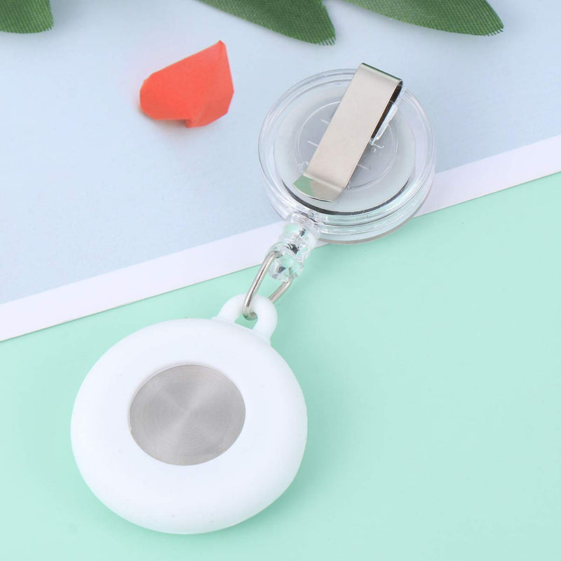 Hemobllo Retractable Nurse Watch Portable Pocket Watch Clip On Watch Cute Leaves Watch with Second Hand for Doctor Black - BeesActive Australia