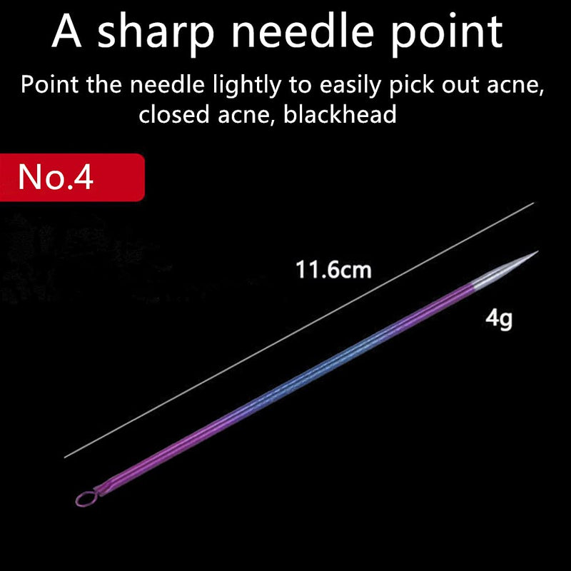 Color Blackhead Tool Kit, Stainless Steel Acne Needles Double Side Spot Squeezer Tool, Pimple Popper Tool Kit, Whitehead Removal - BeesActive Australia