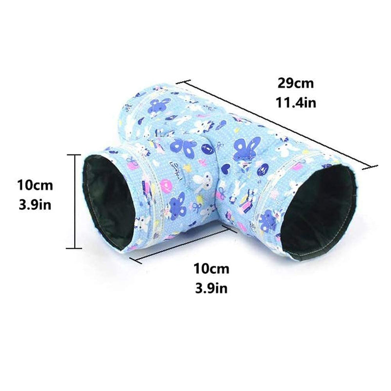Guinea Pig Tunnel and Small Animal Playpen, Fun Pet Hideaway Play Toy, Small Animals C&C Cage Tent, Pet Playpen for Hamster, Mice, Rats, Gerbil Rat, Squirrel, Hedgehog - BeesActive Australia