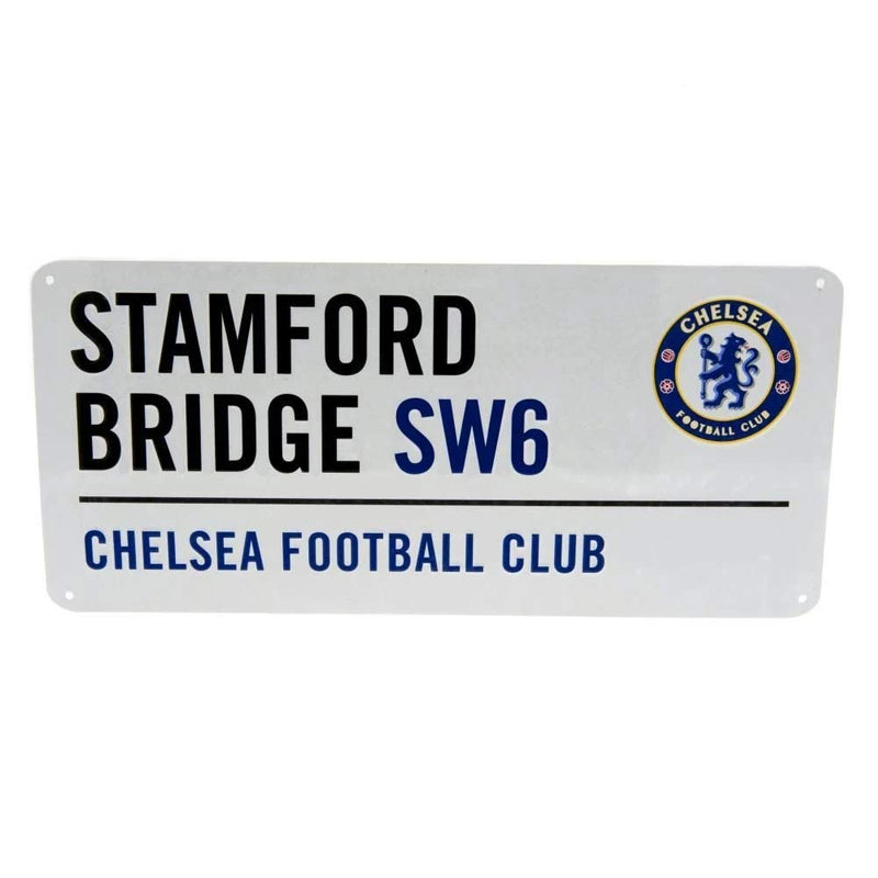 Chelsea FC Authentic Stamford Bridge Metal Street Sign - BeesActive Australia