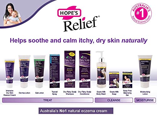 Hope's Relief Natural Intensive Dry Skin Cream for Face Moisturiser, Eczema, Psoriasis and Dermatitis Treatment - BeesActive Australia