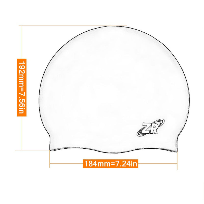 ZIONOR Swim Caps, C3 Durable Flexible Silicone Swimming Caps for Short Hair Comfortable Fit for Women Men Youth Black - BeesActive Australia