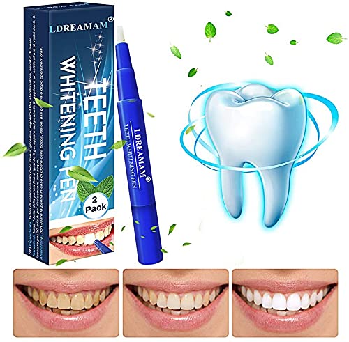 Teeth Whitening Pen,Teeth Whitening Gel,Teeth Whitening,Effectively Remove Tooth Stains,Beautiful White Smile,White Teeth for Fast Result,2pcs - BeesActive Australia