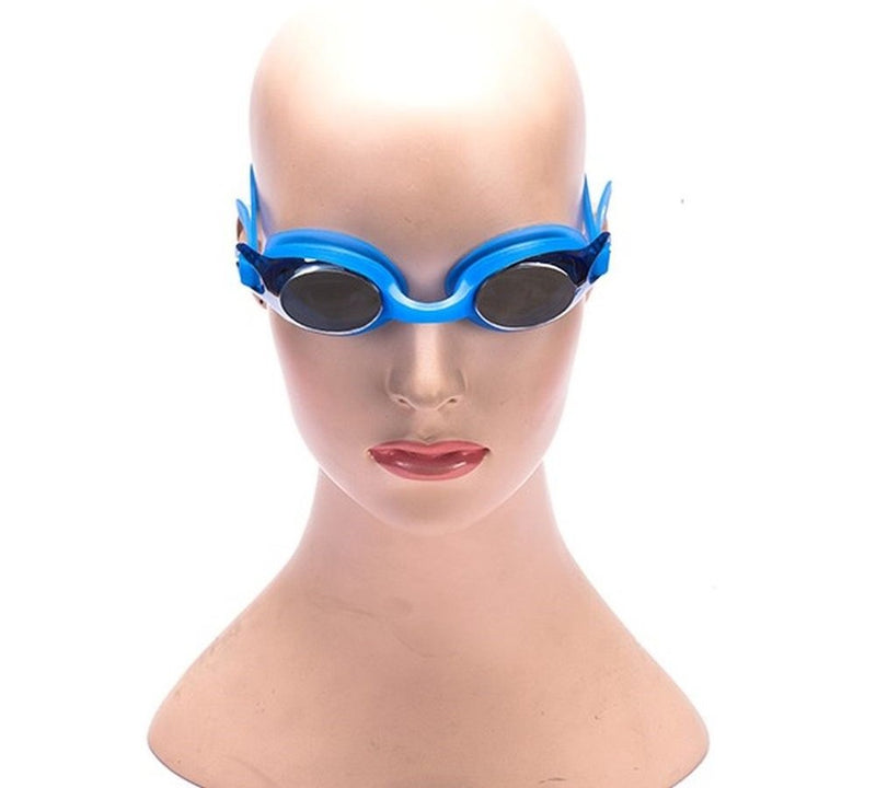[AUSTRALIA] - Aguaphile Junior Swimming Goggles for Kids and Early Teens, Soft and Comfortable, Mirrored Anti-Fog UV Protection - Best Junior Swim Goggles - Compare to Speedo or TYR - Premium Quality Blue 