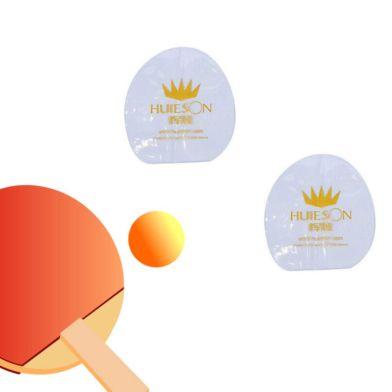 Acxico 10Pcs Ping Pong Table Tennis Racket Rubber Protection Film Protection Cover Transparent - BeesActive Australia