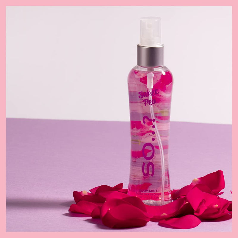 Body Mist By So…? Womens Sweet Pea Body Body Mist Fragrance Spray 100ml 100 ml (Pack of 1) - BeesActive Australia