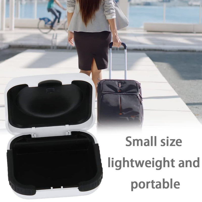 Hearing Aid Hard Case Portable Hearing Aid Box Waterproof Hearing Aid Protector for Hearing Aids Protective, black - BeesActive Australia