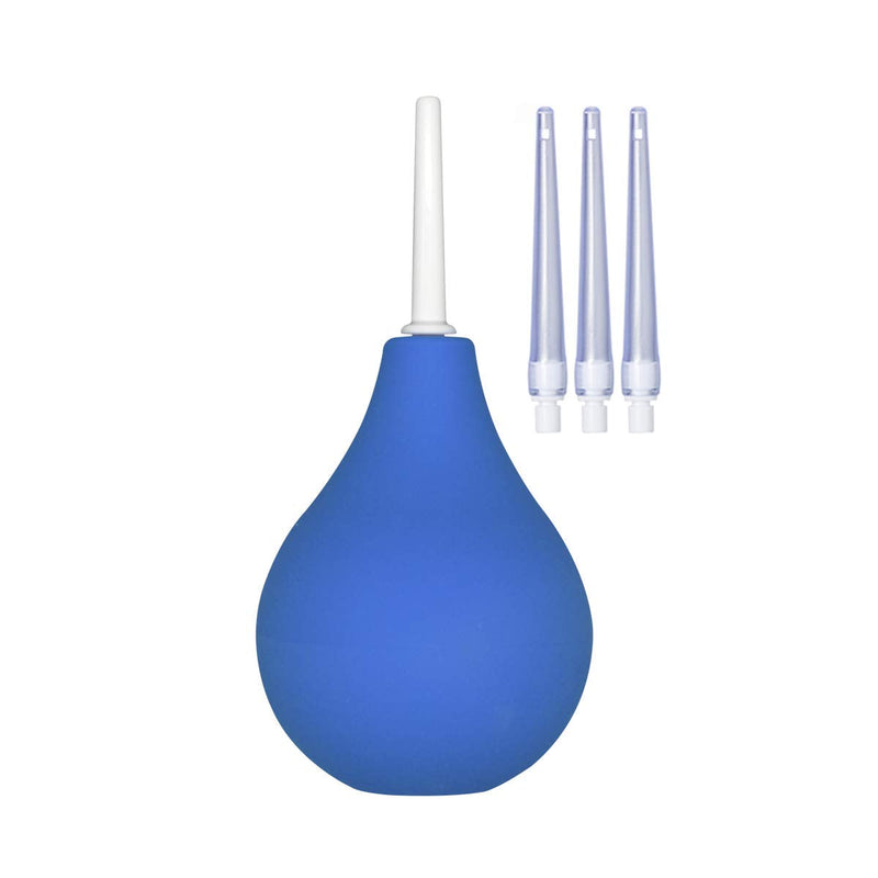 TopQuaFocus 224ml Enema Bulb Kit Douche Bulb for Men Women Cleaning (224ml-blue) Blue - BeesActive Australia