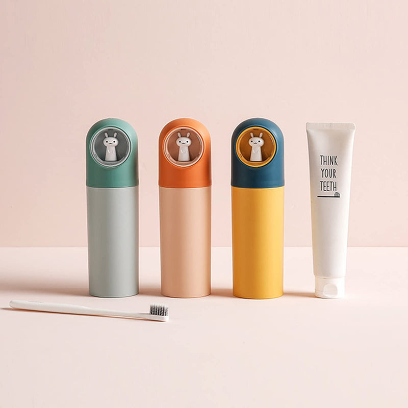 Suuwwn Toothbrush Travel Case,3Pcs Toothbrush Cover Toothbrush Storage Case Plastic Toothbrush Case Portable Toothbrush Holder Toothbrush Container Suitable for Business Camping Travel or Daily Use - BeesActive Australia