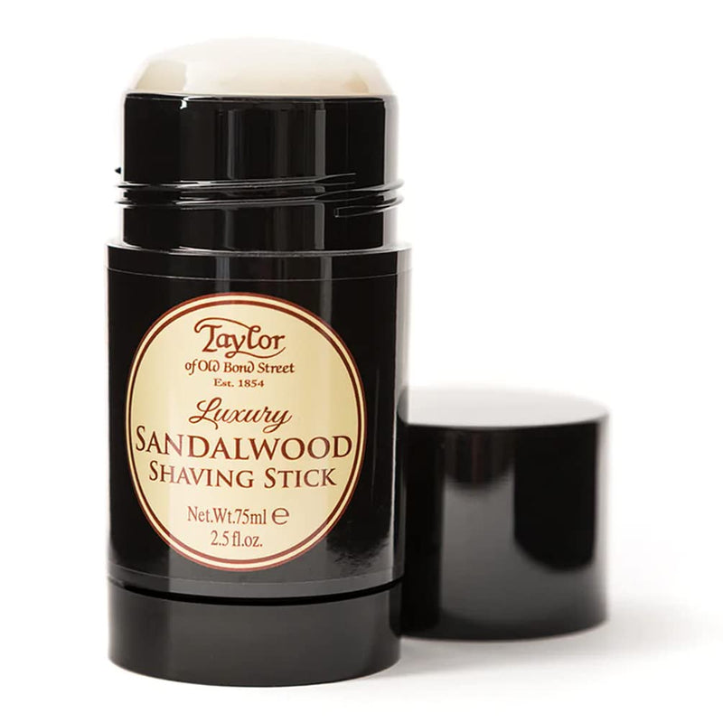 Hair Removal 2 x Taylor of Old Bond Street Shaving Stick for Men's Shave & Grooming, Sandalwood Scented Fragrance, 75ml - BeesActive Australia