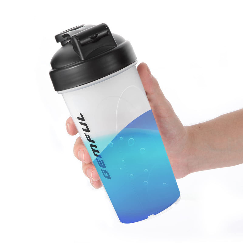 GEMFUL Shaker Bottle for Protein Mixes BPA-Free Leak Proof Smothies Mixer Water Cups 2 Pack 750ml - BeesActive Australia