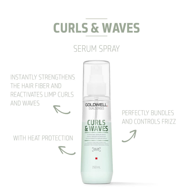 Goldwell Dualsenses Goldwell Dualsenses Curls & Waves, Hydrating Serum Spray for Curly and Wavy Hair, 150 ml, (Pack of 1) - BeesActive Australia