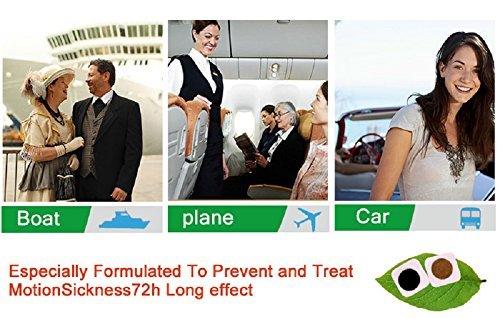 KONGDY® Motion Sickness Patches Anti Nausea Travel Pain Relief Car Sea Air CE FDA Certified (10) - BeesActive Australia