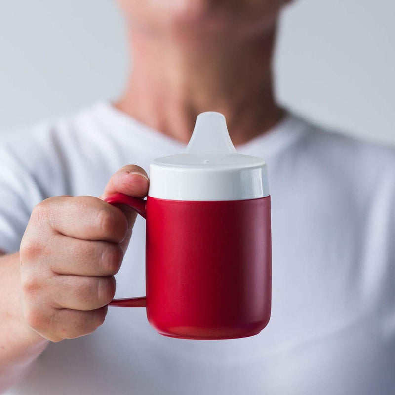 Ornamin Mug with Internal Cone 140 ml Blackberry and Drinking Lid (model 207 + 814) / drinking aid, thermo mug Single - BeesActive Australia