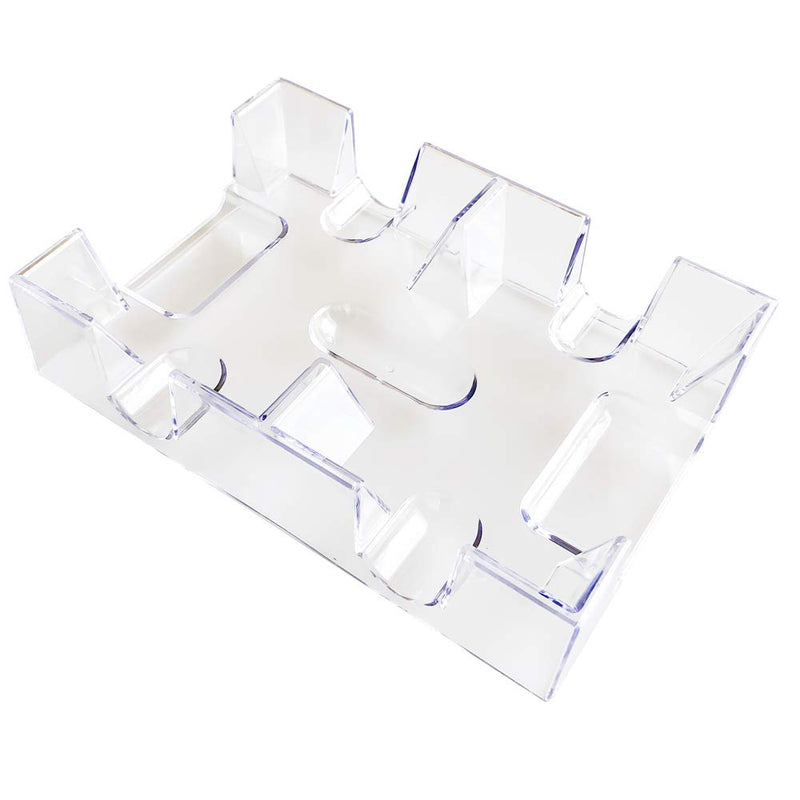 [AUSTRALIA] - YH Poker Yuanhe Clear 2 Deck Canasta Playing Card Tray 