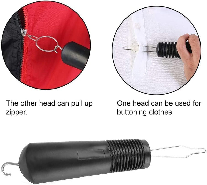 Hsthe Sea Button Hook One Handed Aids Button Hook Dressing Aid for Older People Finger Joint Difficulties Disabled People - BeesActive Australia