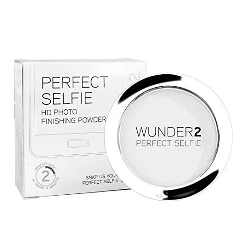 Wunder2 PERFECT SELFIE Makeup Setting Powder HD Photo Finishing Pressed Compact Face Powder Mattifies Skin, Matte One Size, Translucent, 0.24 Oz - BeesActive Australia