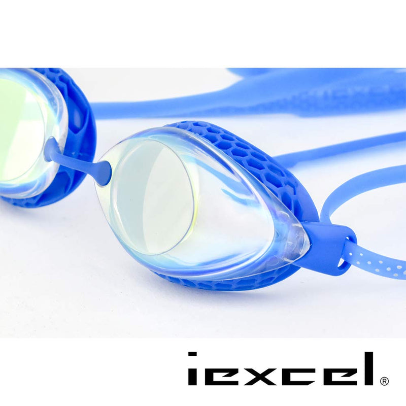 [AUSTRALIA] - LANE 4 iexcel Performance & Fitness Swim Goggle - Hydrodynamic Design, Anti-Fog UV Protection for Adults Men Women VX-940 -5.0 