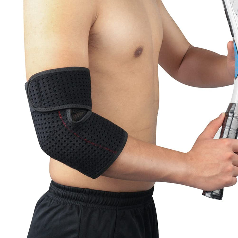 Elbow Support for Men Women Adjustable Neoprene Elbow Brace Arm Wrap Elbow Strap Elbow Support Sleeve for Golfer Elbow, Tennis Elbow, Arthritis Pain Relief, Tendonitis, Sports Injury Recovery(Single) - BeesActive Australia