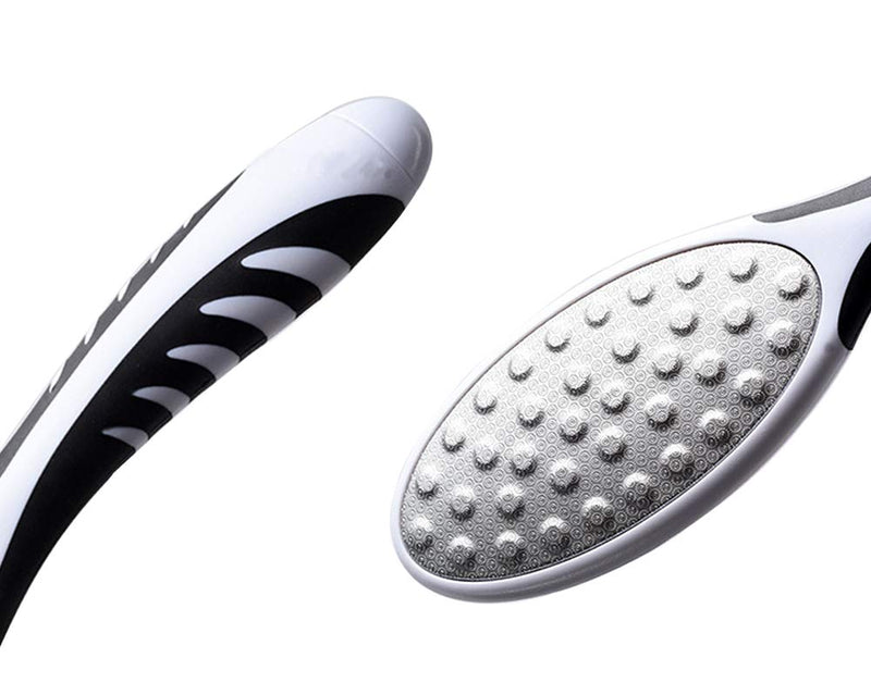Double - Sided Foot File Very Beautiful Stainless Steel Foot Rasp, Dual Sided Foot File Professional Pedicure Tools Premium Foot Scrubber to Removes Hard Skin(Black) - BeesActive Australia