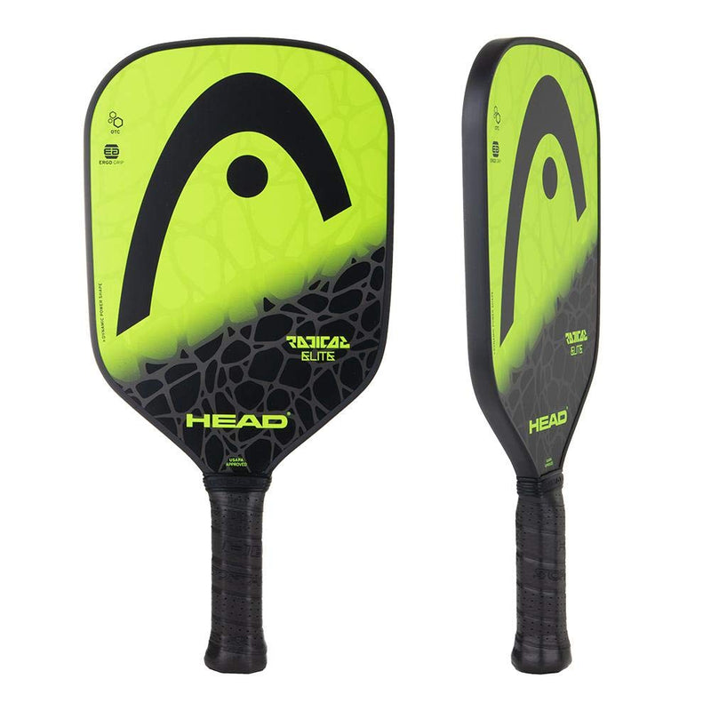 [AUSTRALIA] - HEAD Radical Elite Pickleball Paddle Black/Yellow 