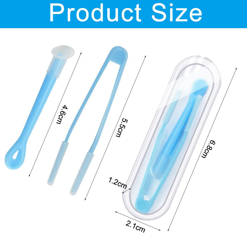 LYTIVAGEN 10 PCS Contact Lens Tweezers, Tweezers and Suction Stick with Small Box Contact Lenses Inserter Remover for Travel and Outdoor Activities - BeesActive Australia