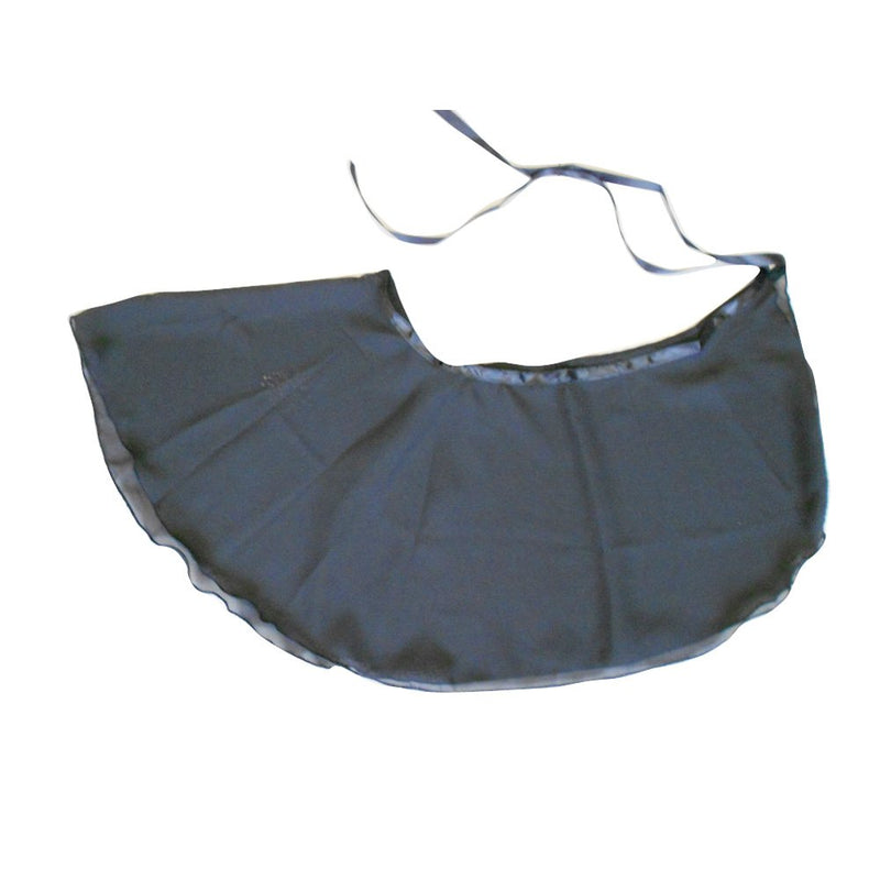 [AUSTRALIA] - woosun Adult Ladies Ballet Wrap Over Scarf Dance Leotard Skate Tutu Skirt Chiffon 38cm Black 