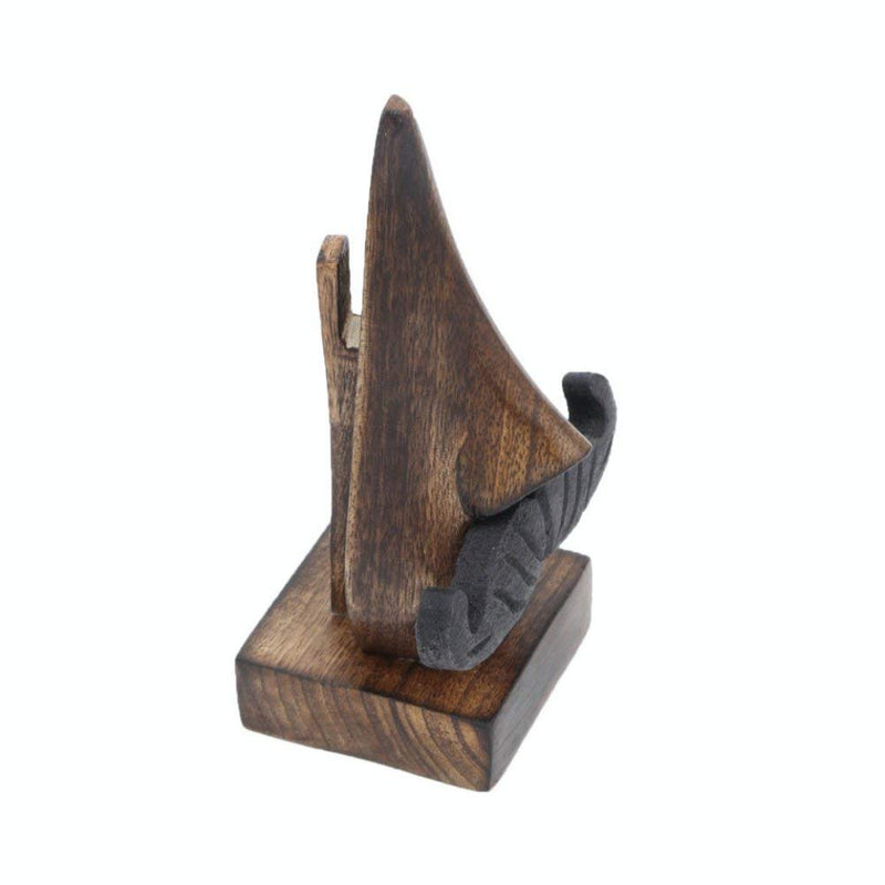 Indus Lifespace Wooden Handmade Whisker Shape Reading Spectacle Holder Stand Unusual Gift for Men and Women - BeesActive Australia