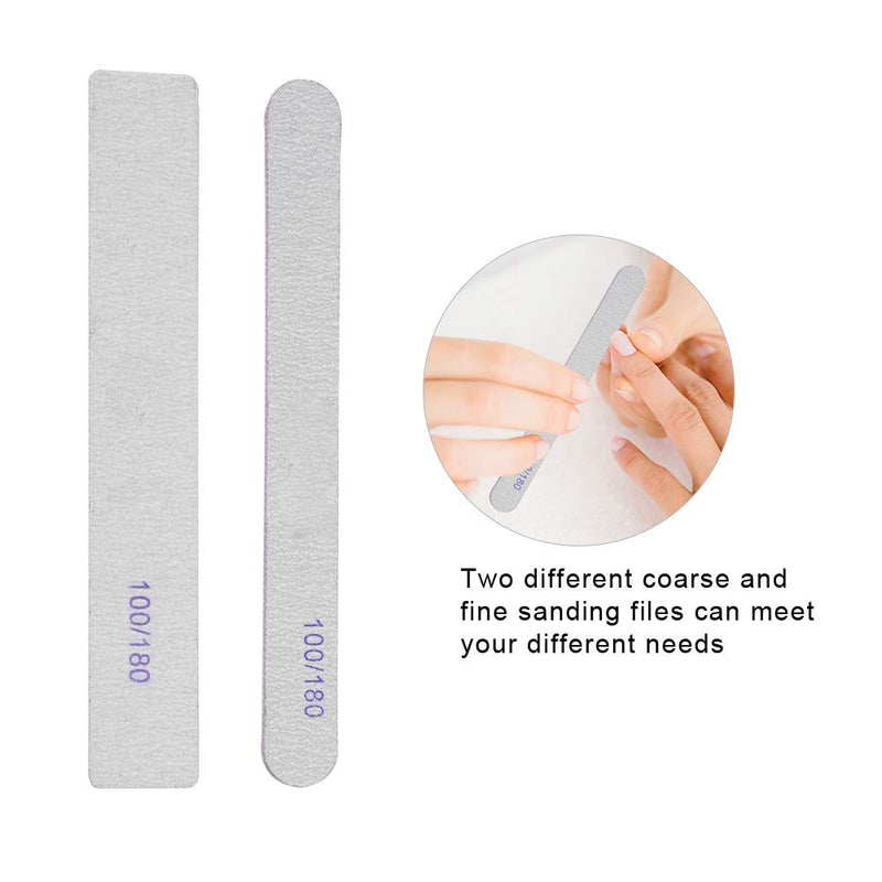 Set Nail Sanding Sponge Files, Nail Polish Buffer Block Manicure Pedicure Tools, Professional Nail Art Tool - BeesActive Australia