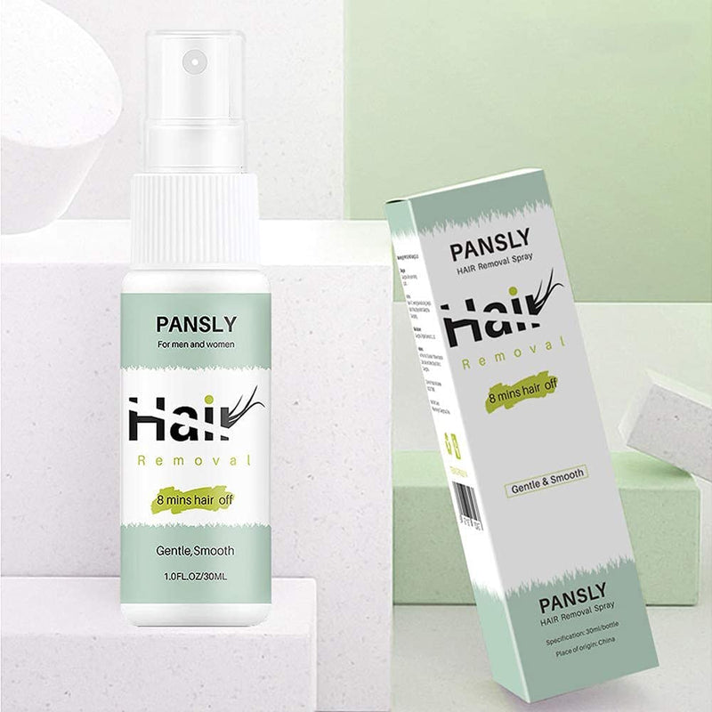 Hair Removal Spray For Women and Men, 8 Minutes Hair off Hair Removal for Gentle, Natural Hair Remover for Arms, Underarm, Legs, Bikini Areas, 30 ML - BeesActive Australia