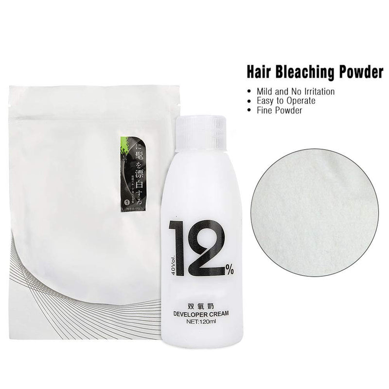 Hair Bleaching Set, Hair Bleaching Powder+2Pcs Dioxygen Milk No stimulation, no injury for Hair Salon and Family - BeesActive Australia