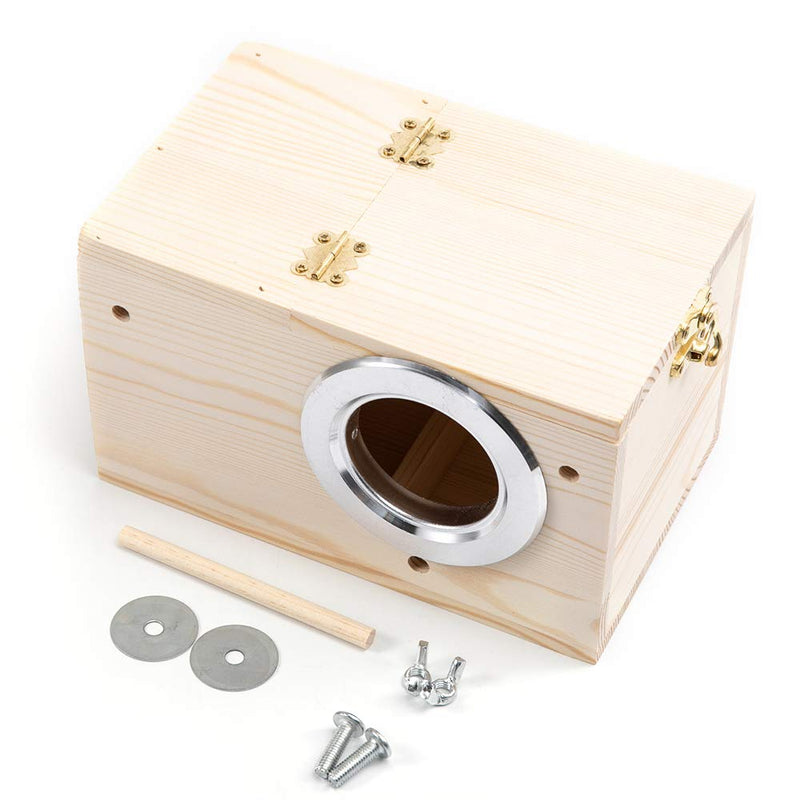 evomosa Bird Nests Pet Bird Wood Breeding Box S（4.7*7.6 in） - BeesActive Australia