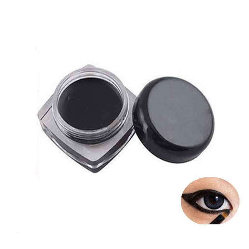 Eyeliner Shadow Gel Black,Long Lasting Eye Liner,Waterproof Makeup Cosmetic with Brush - BeesActive Australia