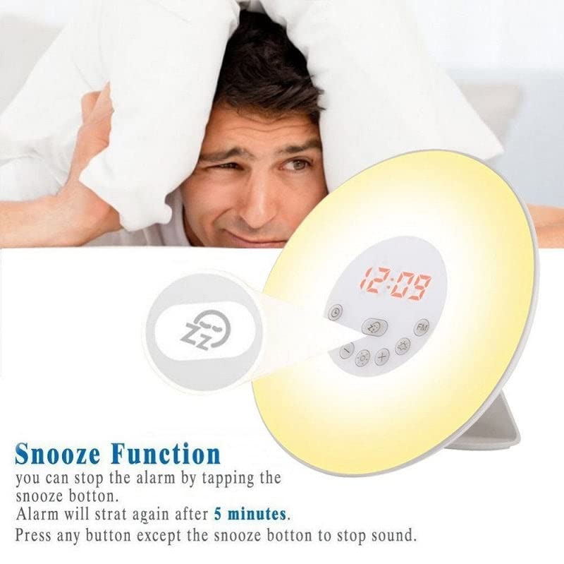 LLOYDS PHARMACY LloydsPharmacy SAD Lamp - Helps Combat Seasonal Affective Disorder | Wake Up Light with Radio - BeesActive Australia