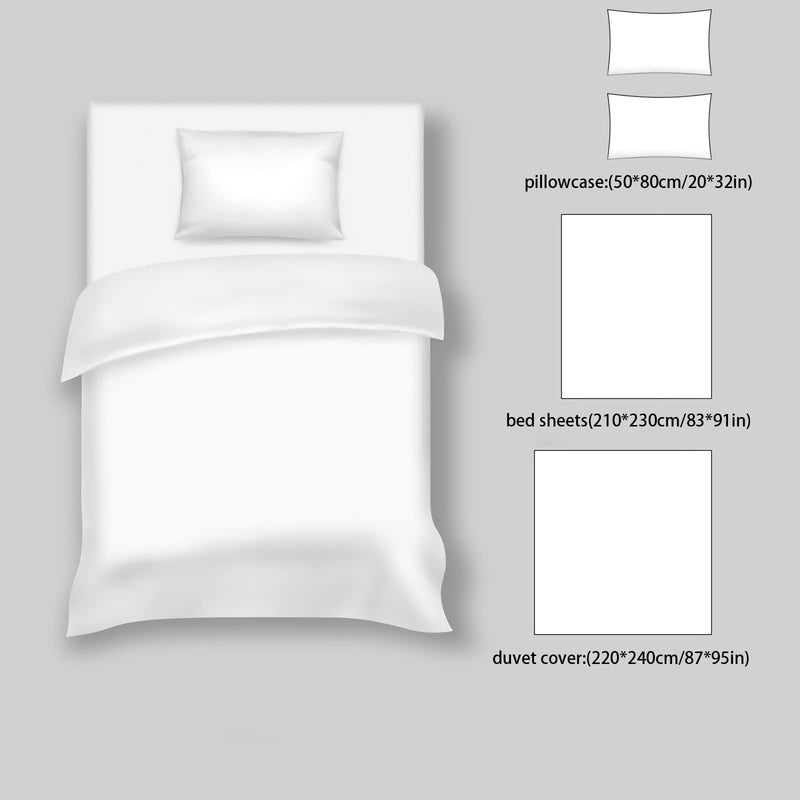 RZOZSZEZ Disposable Bed Sheets Travel Disposable Bedding Set With 1 Bed Sheet 1 Quilt Cover And 2 Pillowcase, Portable Ready-To -Use Disposable Sheets For Travel Hotels Camping Overnight Stay - BeesActive Australia
