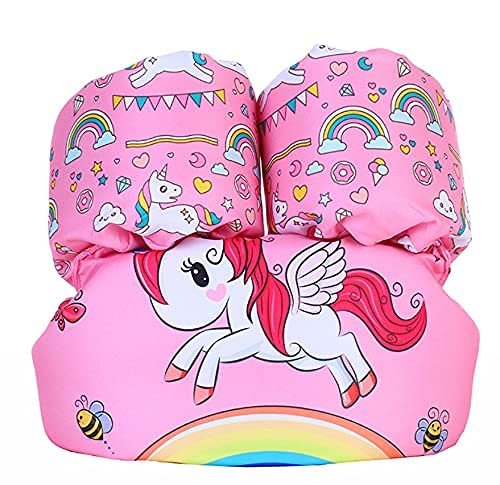 Jaegvida Kids Swim Vest for Swimming Learning Pink Unicorn - BeesActive Australia