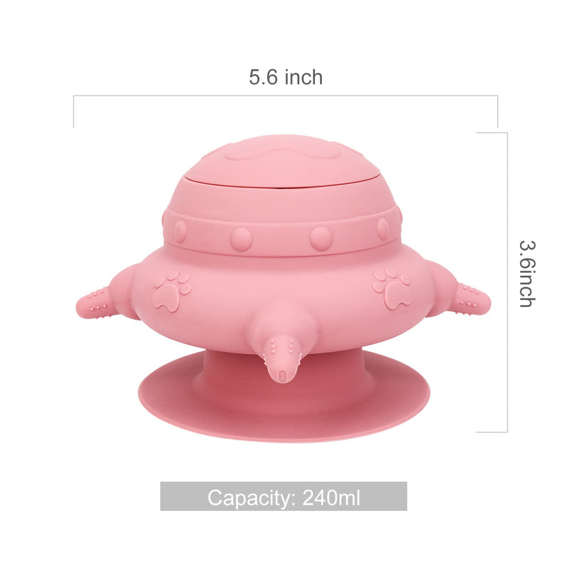 Apetpup Puppy Feeder Milk Bowl for Nursing Puppy, 4 Teats Puppy Bottles for Multiple Puppies, 240ml Doggie Bubble Feeder Puppy Bottles - BeesActive Australia