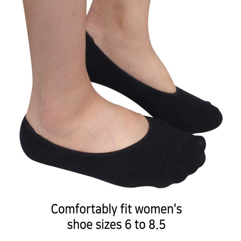 Gel No Shoe Socks – Therapeutic for Dry Cracked Feet – Relieve Heel Pain – Prevent Back Problems (Black color) Black color - BeesActive Australia