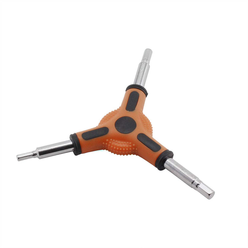 RuiLing 1-Pack Y Shape Bike Hex Wrench Bicycle Cycling Torque Spanner Internal Hex Key Combination Repair Tools 3 Way Allen Wrench 4mm 5mm 6mm - BeesActive Australia