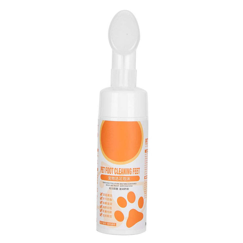 Pet Foot Cleaning Foam Paw Cleaner No Washing Pet Shampoo with Silicone Brush for Dogs Cats General Paw Scrubber Foot Cleaner Brush - BeesActive Australia