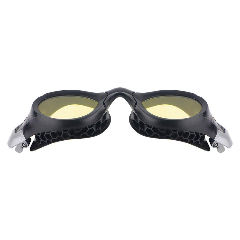 [AUSTRALIA] - LANE 4 icompy Performance & Fitness Junior Swim Goggle - Hydrodynamic Design, Anti-Fog UV Protection for Adults Men Women VC-959 (Clear/Black) 